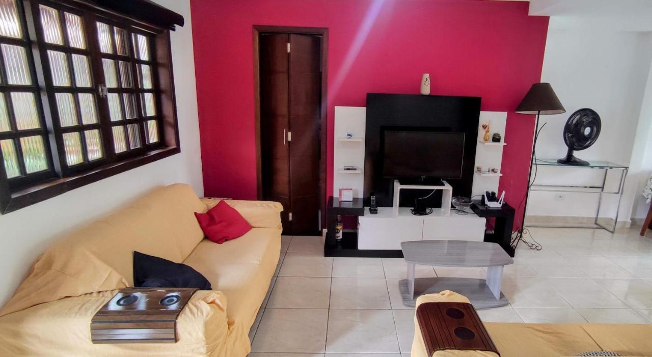 Casa Com Wi-Fi Qualidade- Ar Condicionado - Completa - Praia Da Enseada Guarujá Dış mekan fotoğraf