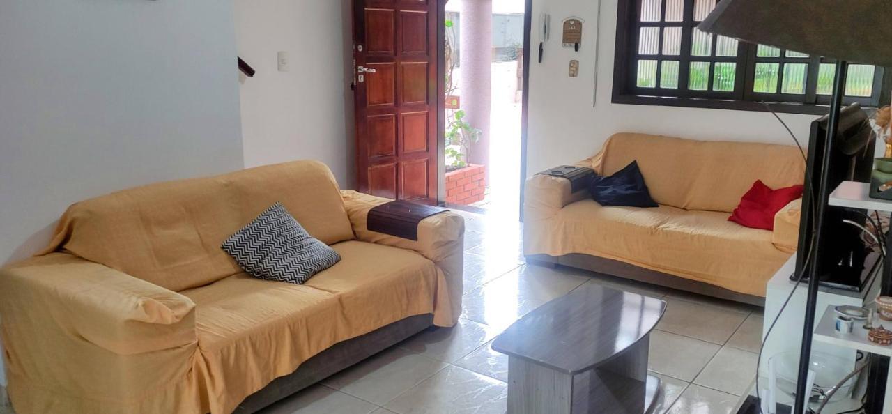 Casa Com Wi-Fi Qualidade- Ar Condicionado - Completa - Praia Da Enseada Guarujá Dış mekan fotoğraf