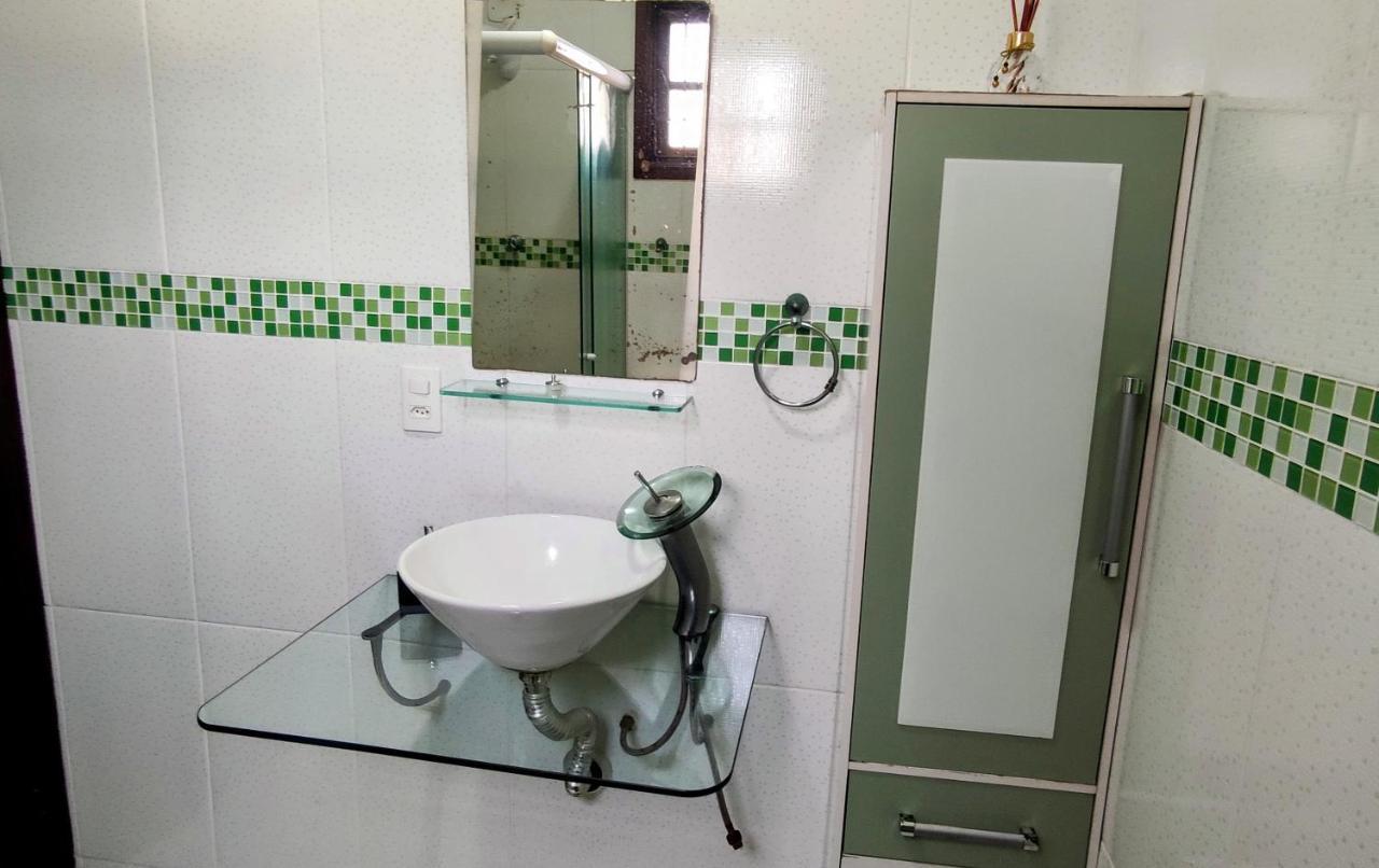 Casa Com Wi-Fi Qualidade- Ar Condicionado - Completa - Praia Da Enseada Guarujá Dış mekan fotoğraf